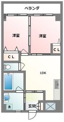 壺川駅 徒歩9分 2階の物件間取画像